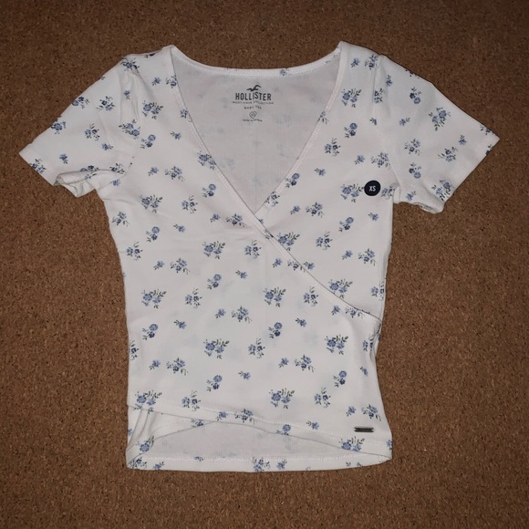 Hollister | Tops | Floral Wrap Top | Poshmark